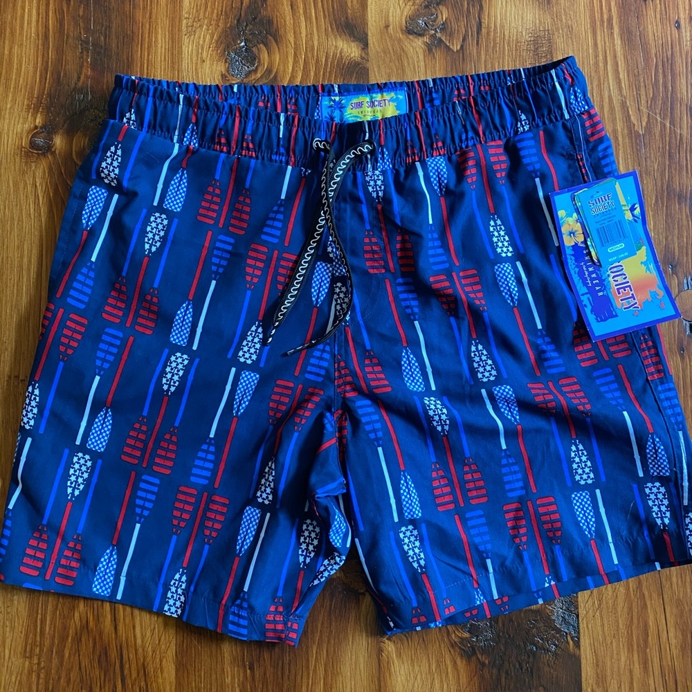 Brand New Surf Society Men’s Swim Trunks